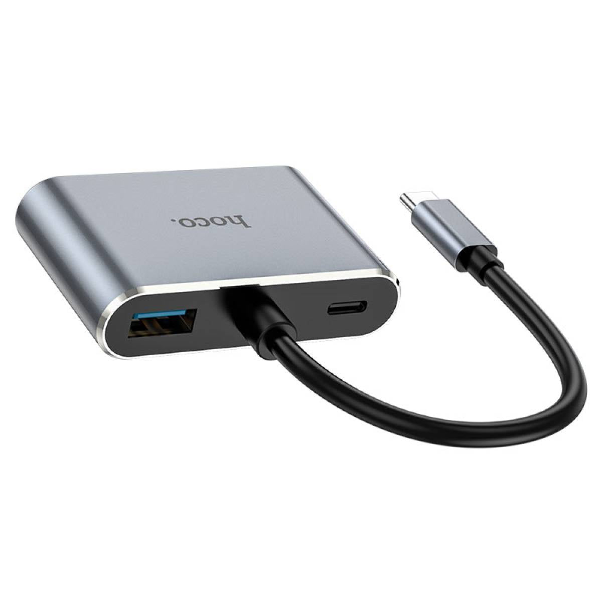 HOCO Converter “HB30 Eco” Type-C to HDMI + VGA + USB3.0 + PD HOCO Converter “HB30 Eco” Type-C to HDMI + VGA + USB3.0 + PD